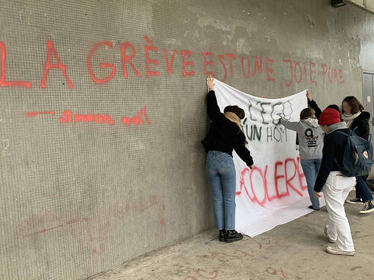 Blocage de l université Nanterre 9 mars 2023 La Vie Ouvrière