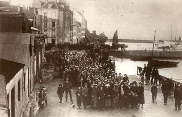 La grève des sardinières de Douarnenez