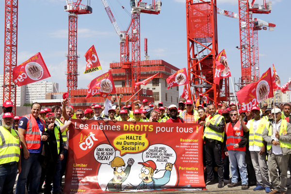 Sur le chantier, «ils avaient les pétoches»