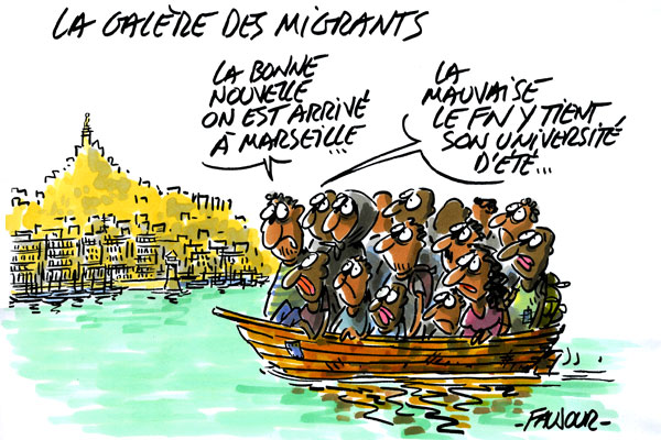 L’œil de Faujour : la galère des migrants