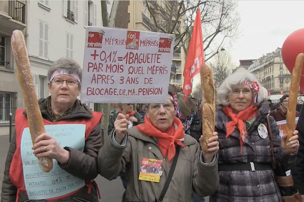 Une baguette par mois : les retraités valent mieux que ça