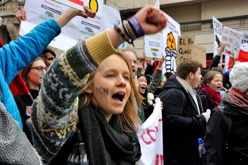 Manifestations pour de nouveaux droits collectifs