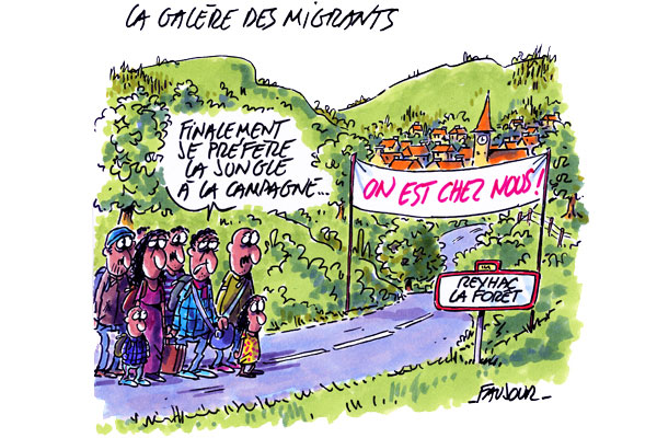 La galère des migrants