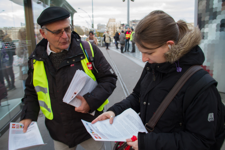 Paris: l’intersyndicale mobilise pour le 5 décembre