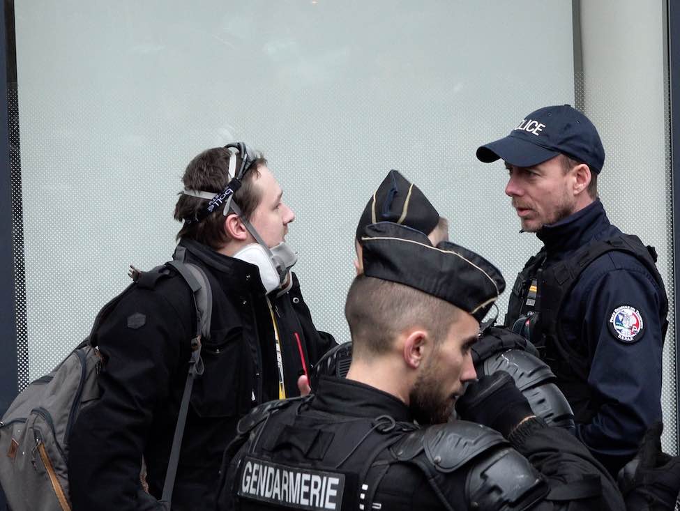 Un journaliste arrêté à la manif parisienne contre la réforme des retraites