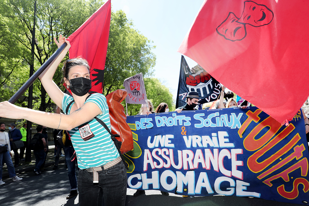 Vidéo - Des milliers de manifestants contre la réforme de l'assurance chômage