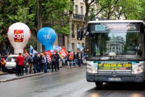 Grève à la RATP : les machinistes manifestent à l'entame de trois jours de grève