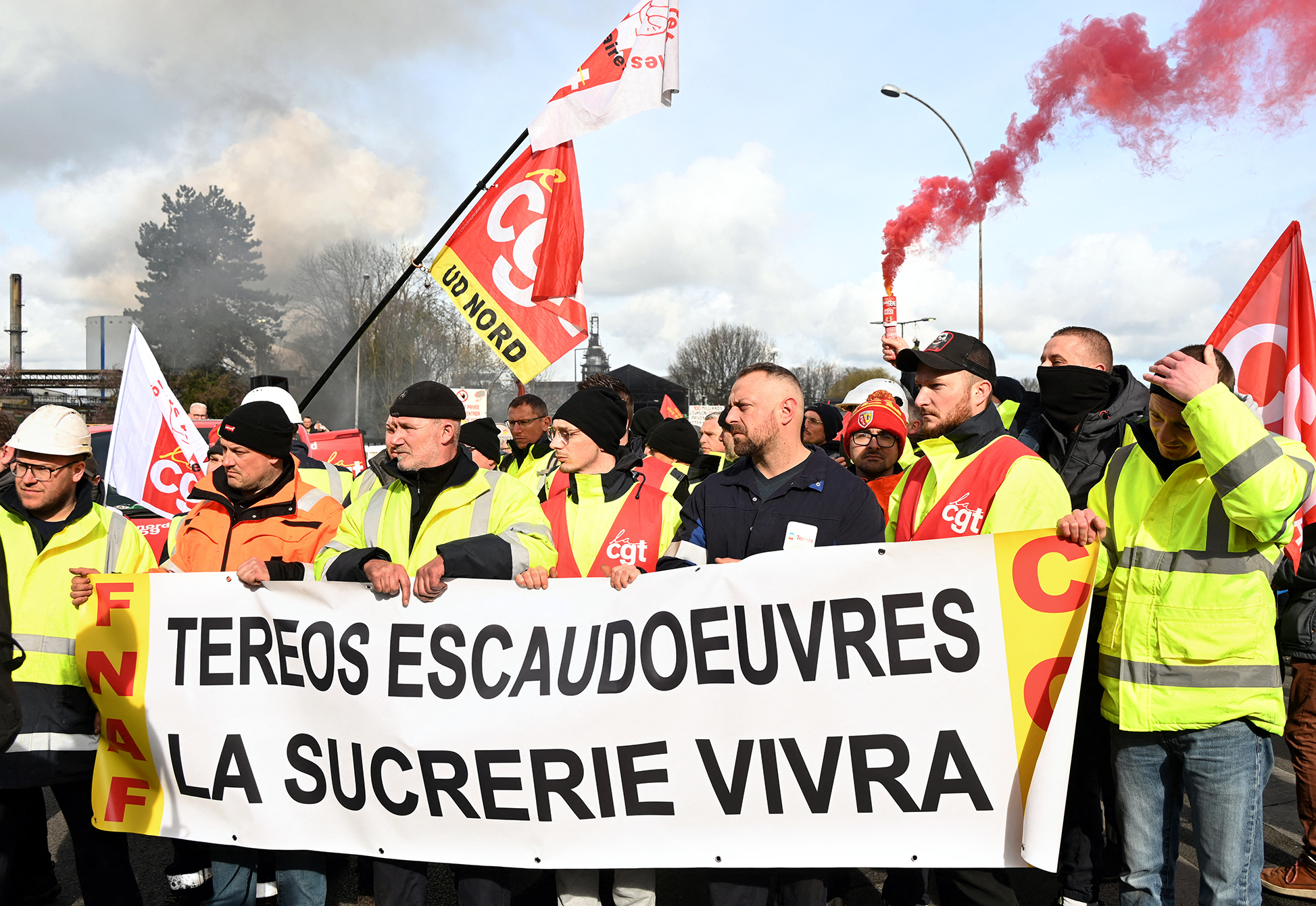Tereos  : Les salariés mobilisés devant le siège social