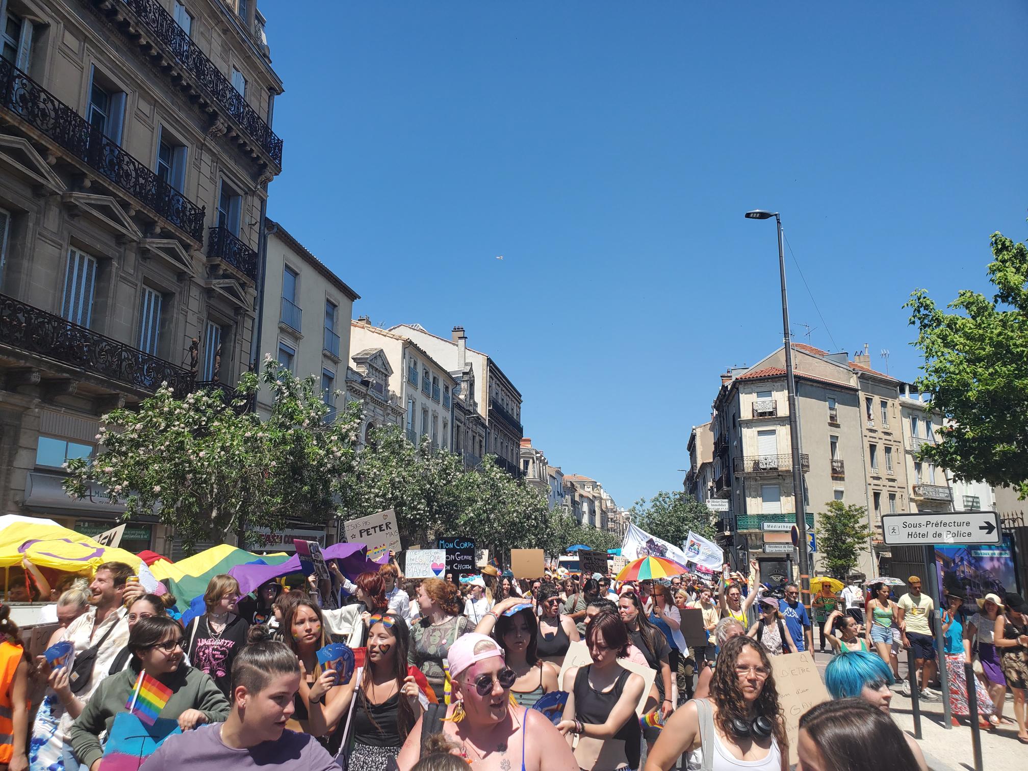 Marche des fiertés à Béziers : première participation de la CGT locale
