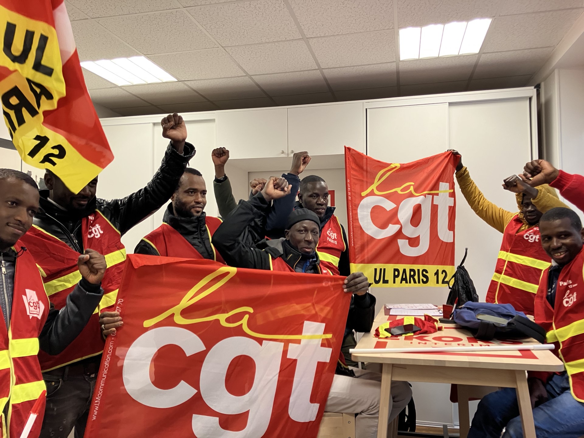 Grève de travailleurs sans-papiers en Ile-de-France