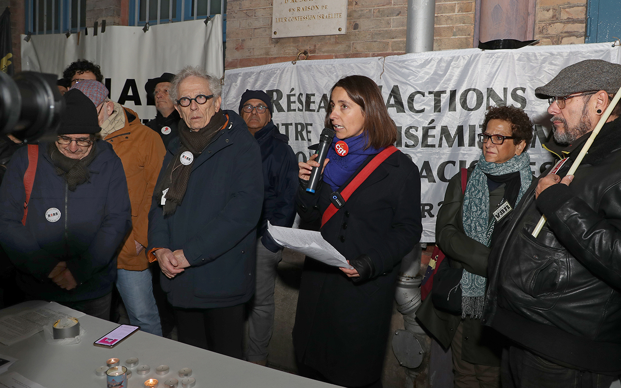 Mobilisée contre l’antisémitisme, la CGT rend hommage aux victimes de la Nuit de cristal