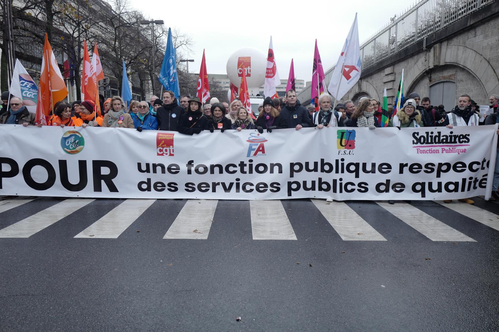 Casse des services publics : mobilisation nationale