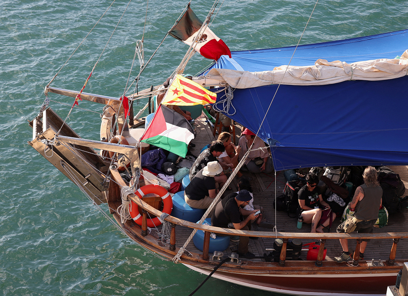 Journal de bord du militant CGT Cédric Caubère en mer vers Gaza