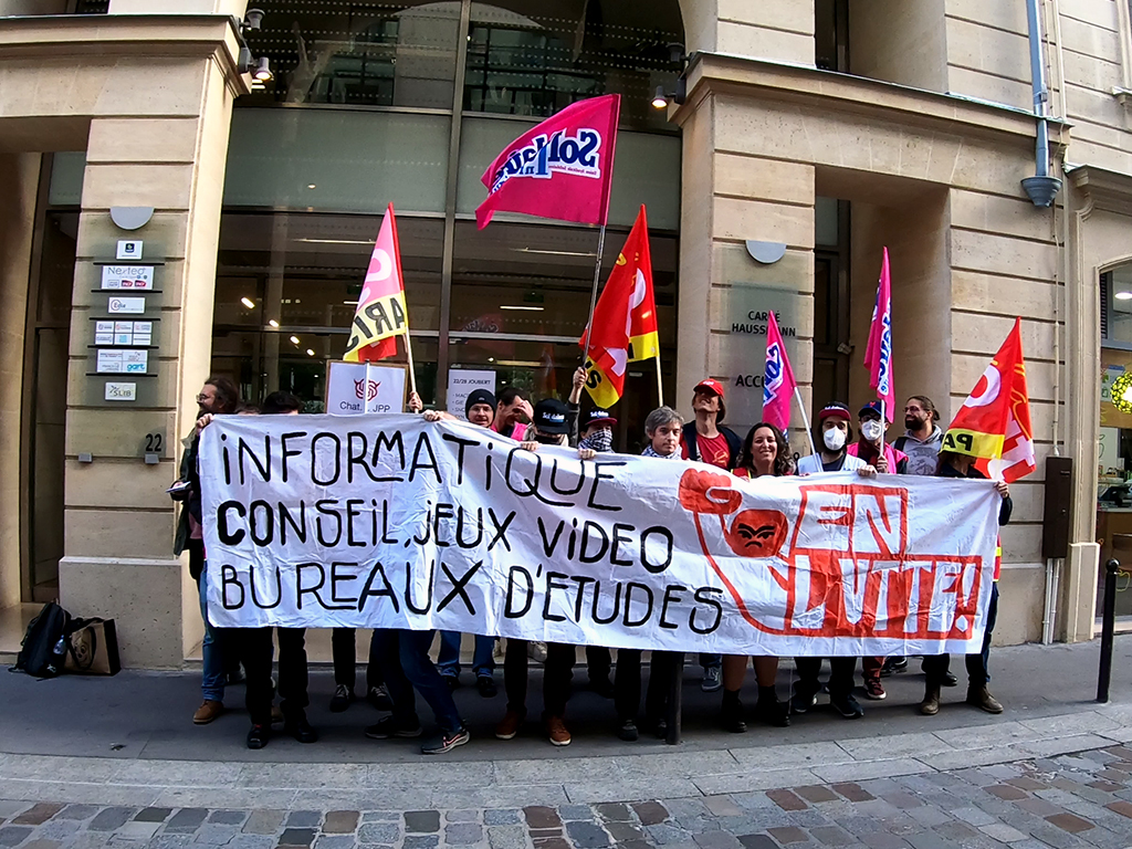 2 octobre: devant le Syntec pour de meilleures conditions de travail