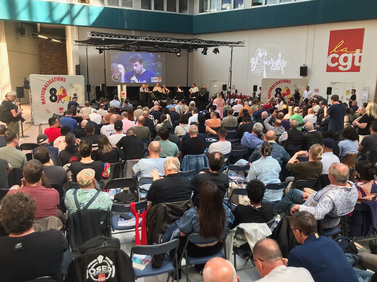 Autain, Gay, Ruffin... les politiques à la CGT pour repenser un service public de l'énergie