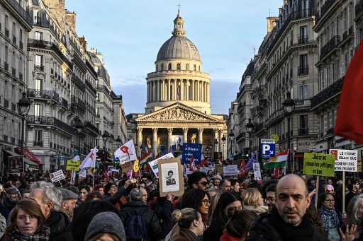 FRANCE-IRAN-POLITICS-PROTEST
