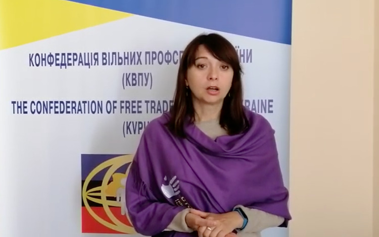 Natalia Levystska,vice-présidente de la KVPU