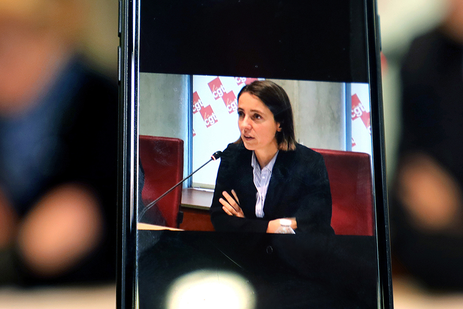 Conference de presse Sophie BINET, CGT Montreuil 6 fev 2024