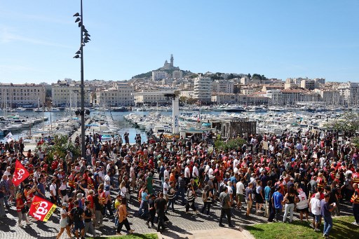 FRANCE-POLITICS-SOCIAL-PROTEST
