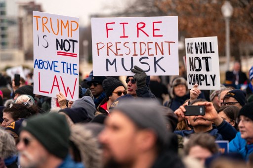 American Federation Of Government Employees Rally To Save The Civil Service