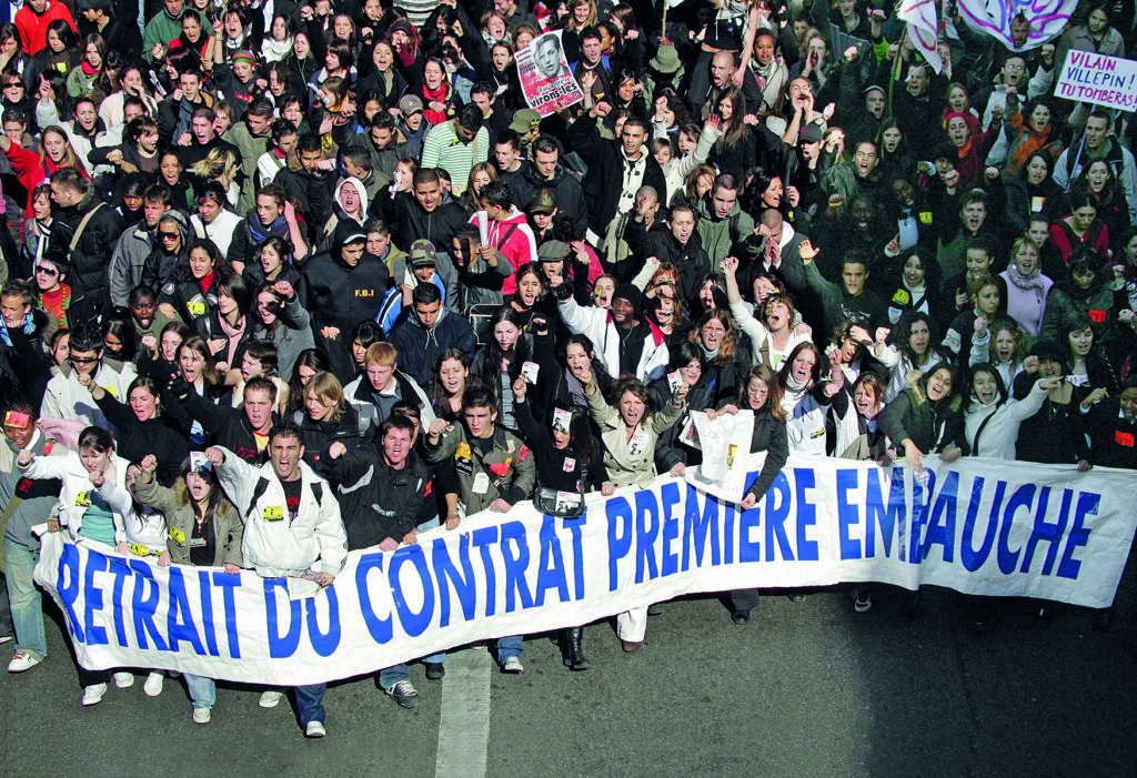 FRANCE-POLITICS-EMPLOYMENT-CPE-PROTEST
