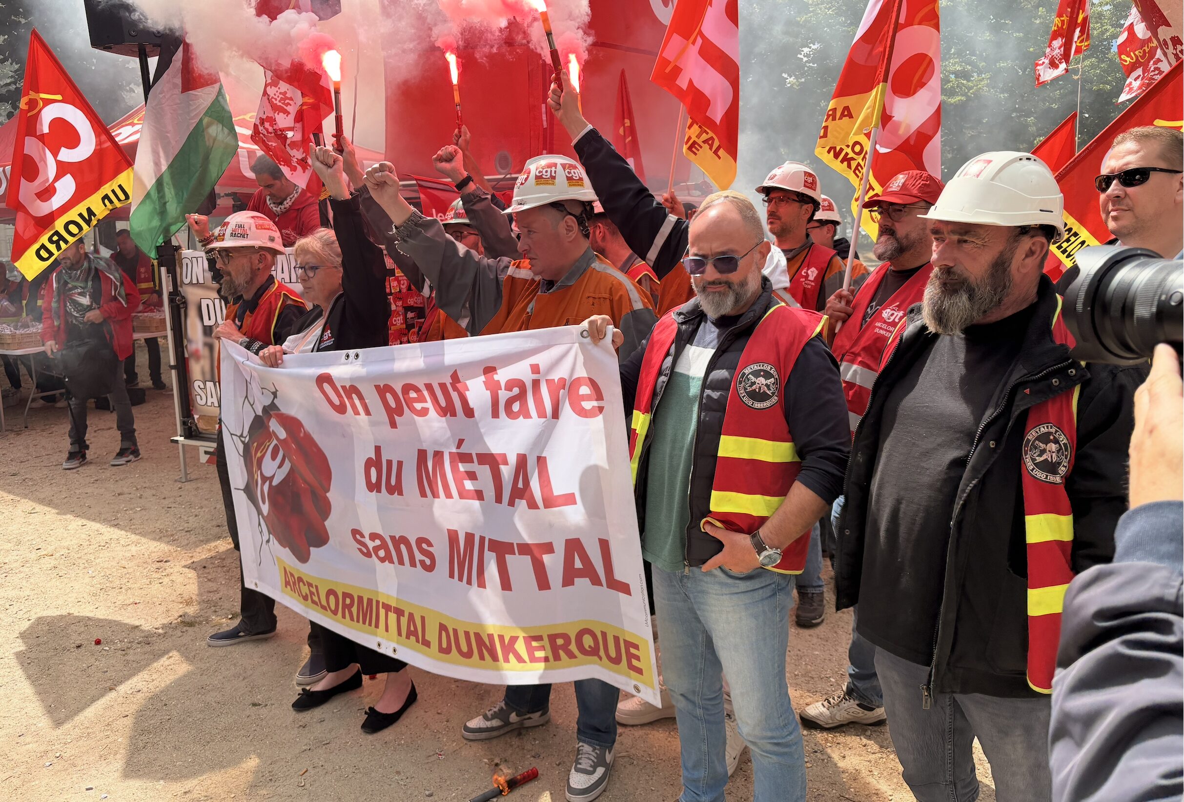 ArcelorMittal : tandis que les d&eacute;put&eacute;s confirment leur volont&eacute; de nationaliser, la joie et la d&eacute;termination des salari&eacute;s