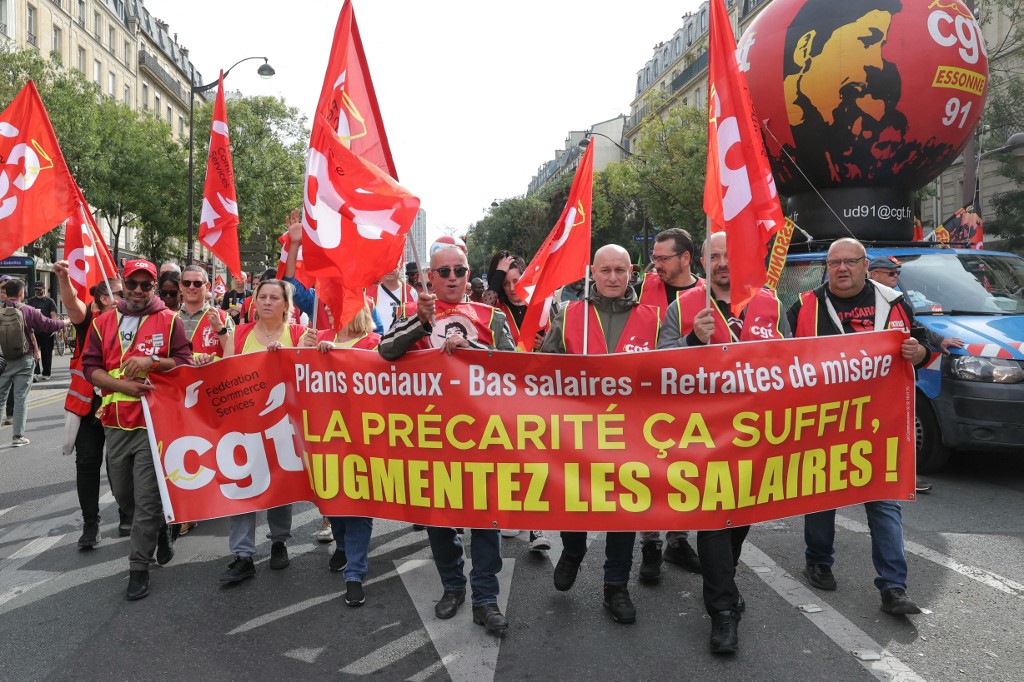 FRANCE-SOCIAL-STRIKE-UNIONS-DEMO