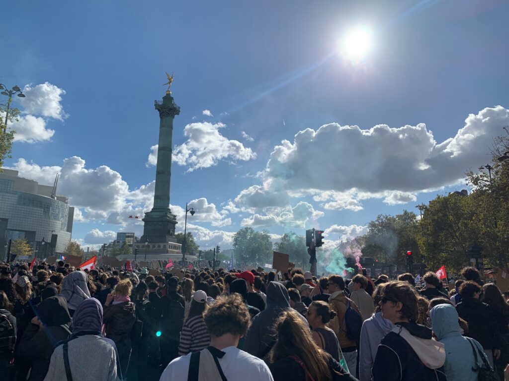 Manif lycéenne Bastille 08/10